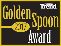 Winner Golden Spoon Award, Florida Trends